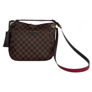 Authentic Louis Vuitton Southbank Damier Ebene Canvas Leather Shoulder Crossbody